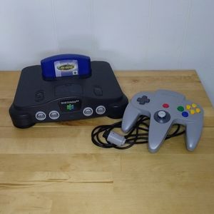 Japanese Nintendo 64 Console with Tony Hawk Skateboarding